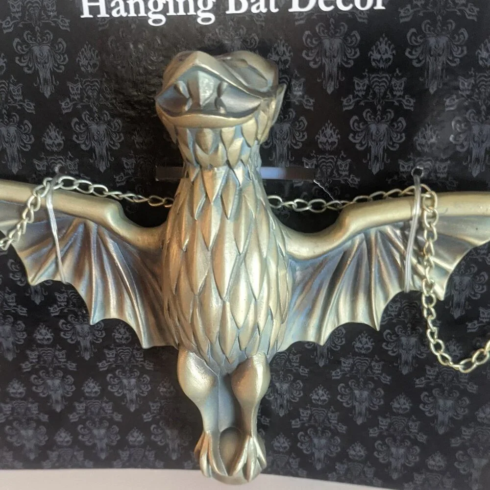 NWT Disney Haunted Mansion Bat Stanchion Disneyland Parks Goth Valloween Gift